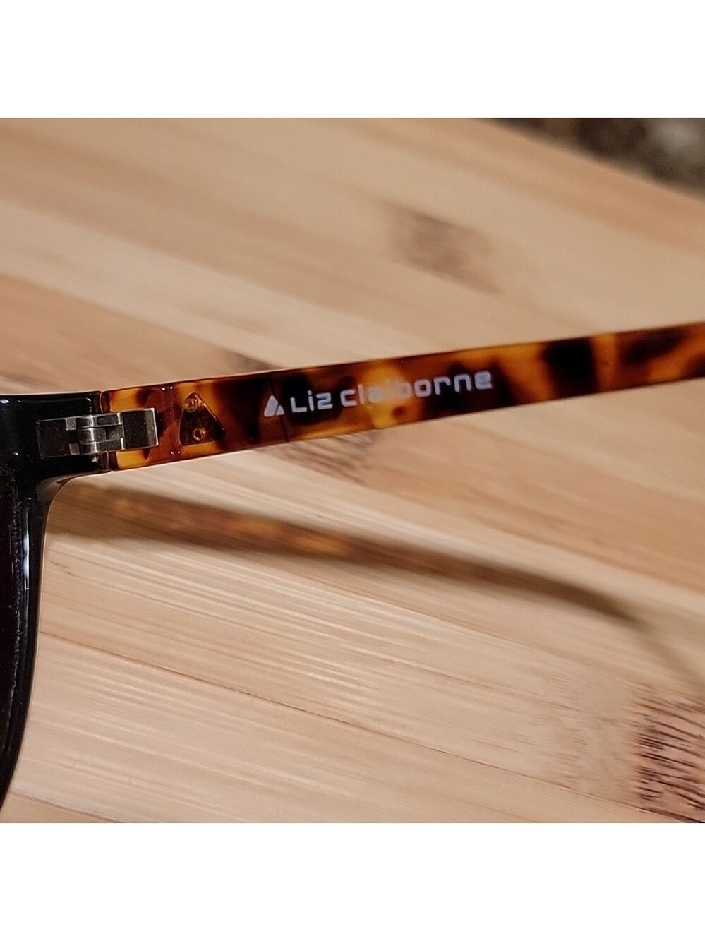 liz clayborne tortoise shell sunglasses glasses frames - Picture 6 of 7